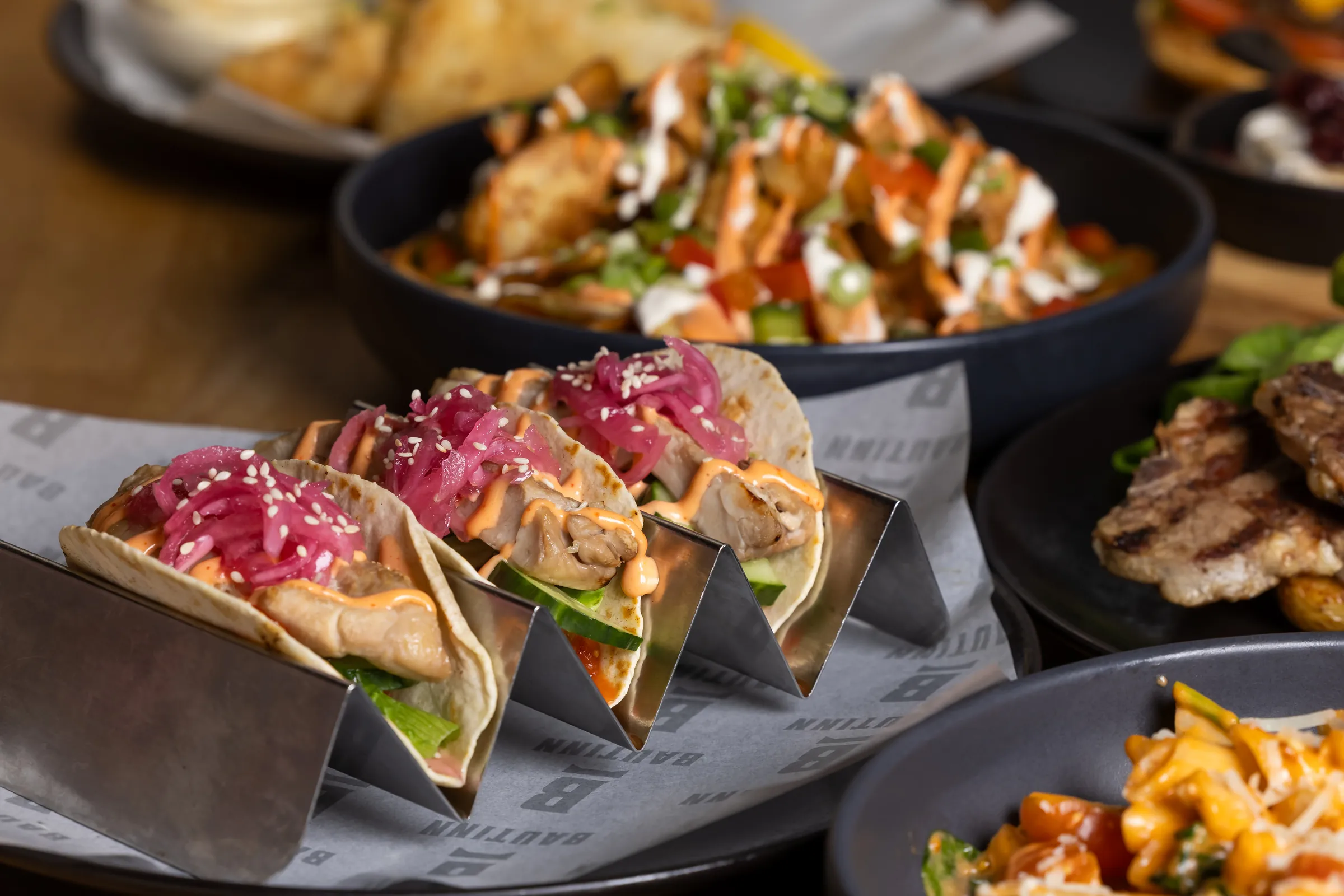 Tacos and small plates